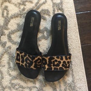 Michael Kors Cheetah Strap Sandals